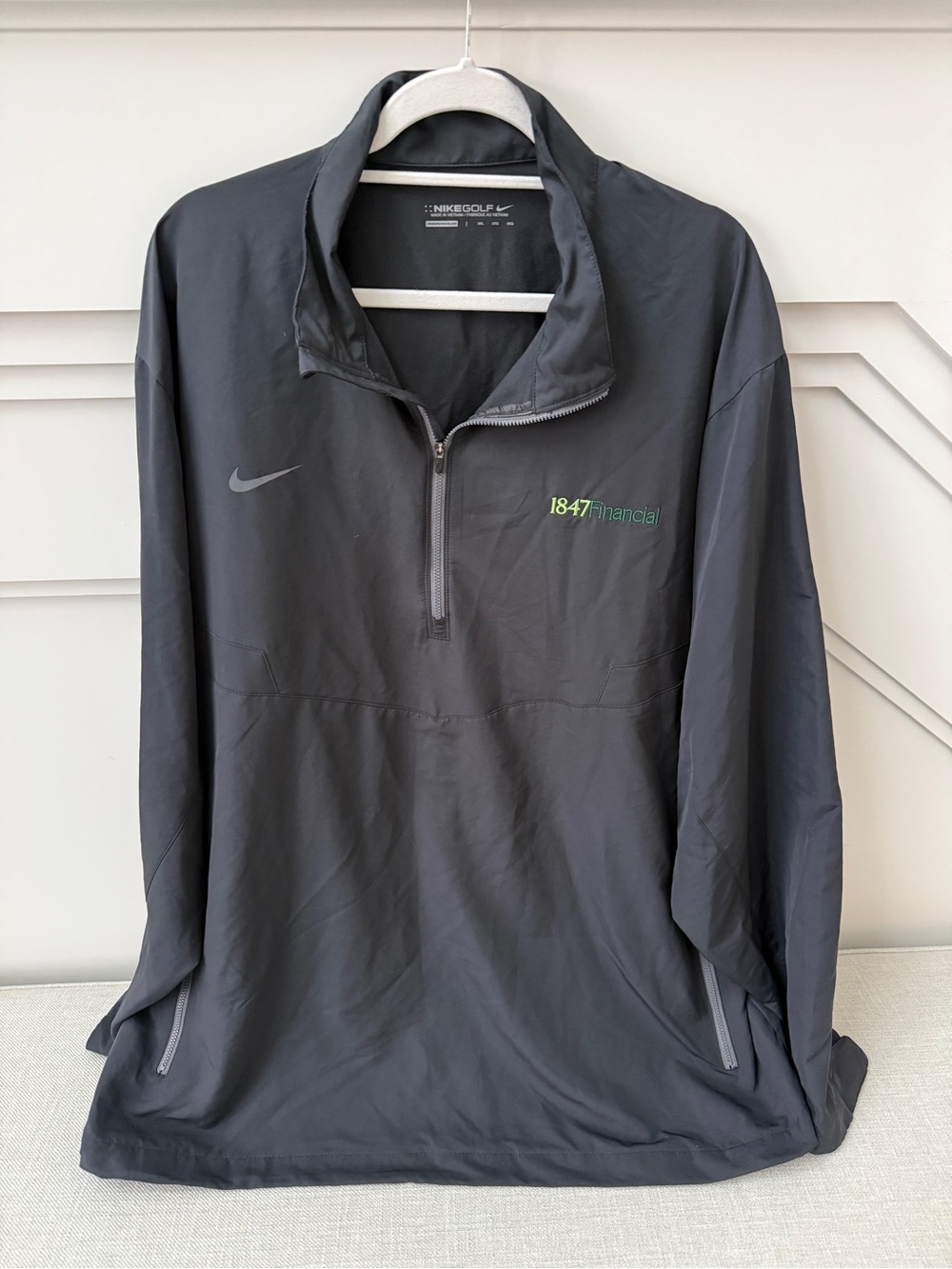 Nike Golf Black Wind Breaker 3XL